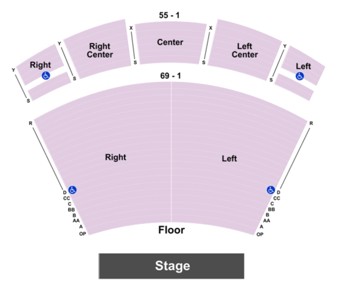 concert hall at singletary center for the arts seating chart